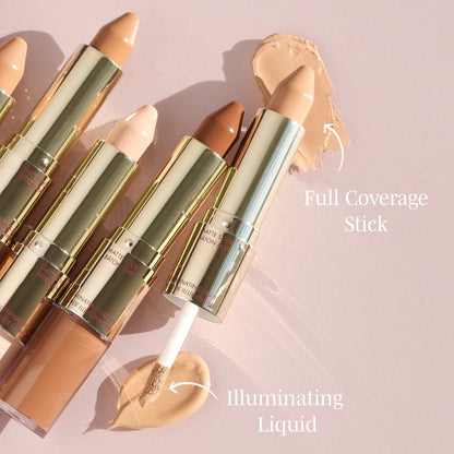 Wander Beauty Dualist Concealer (Light) – Dual-Ended Matte + Illuminating Concealer for Under-Eyes