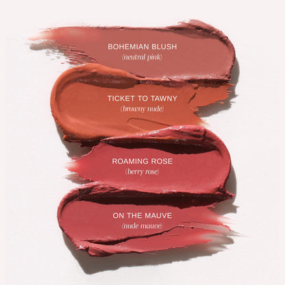 Wander Beauty Lipsetter Dual Cream Lipstick + Lip Liner — Bohemian Blush | Hydrating, Soft Matte Finish
