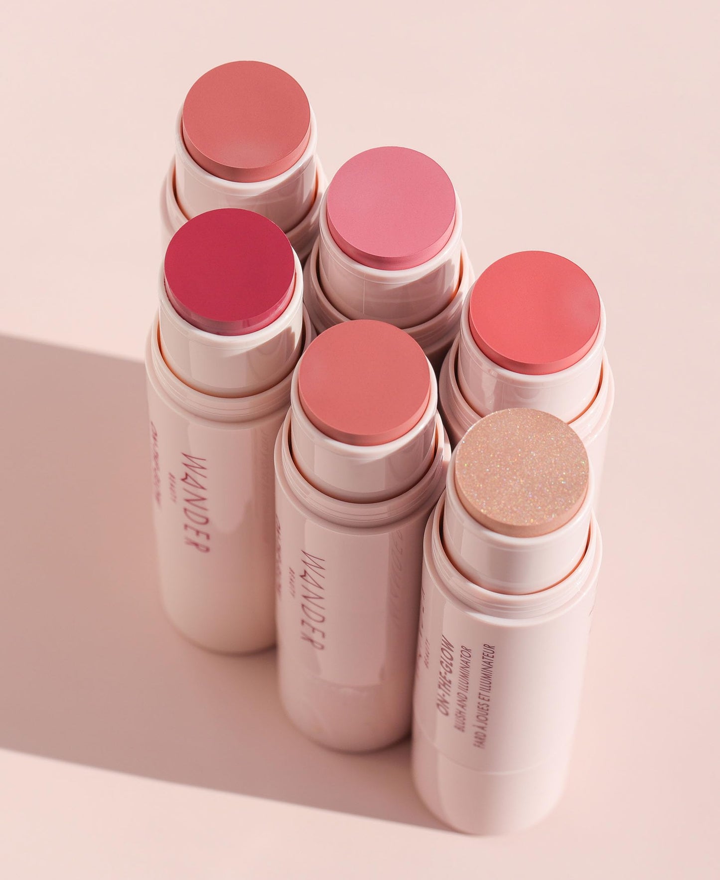 Wander Beauty On-the-Glow Blush & Illuminator – Bare/Nude Glow | 7-in-1 Hydrating Cream Stick