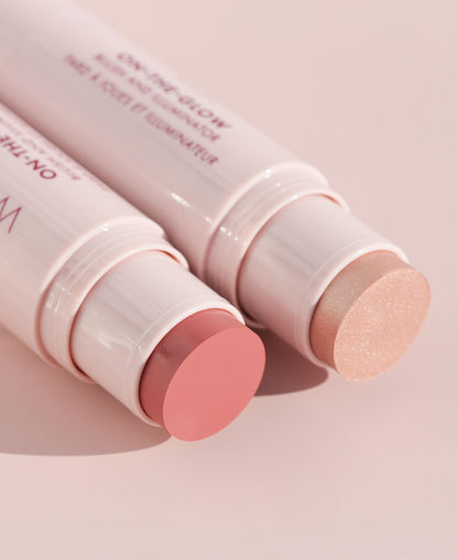 Wander Beauty On-the-Glow Blush & Illuminator – Bare/Nude Glow | 7-in-1 Hydrating Cream Stick