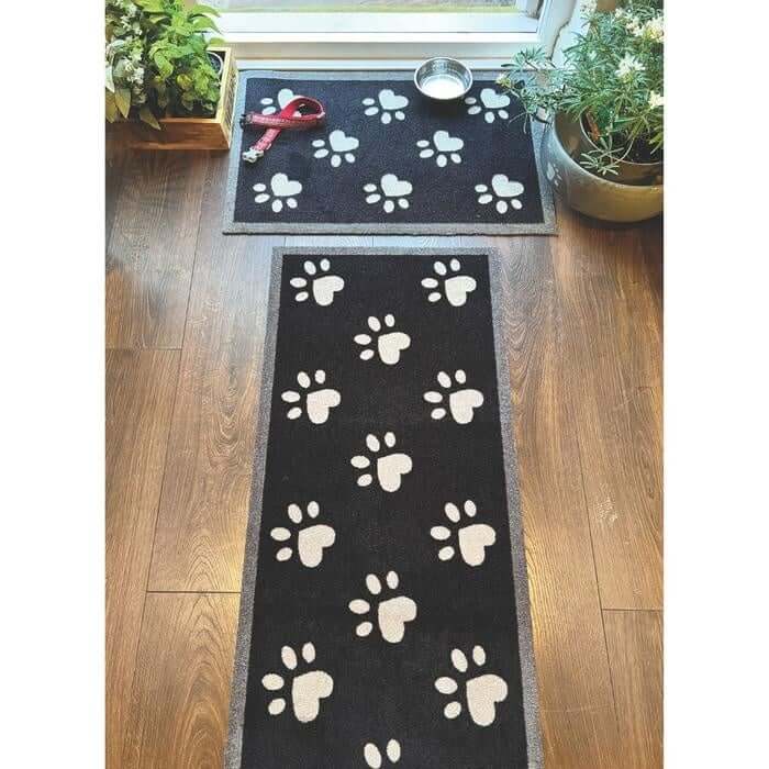 Dog Themed Washable Mat and Runner