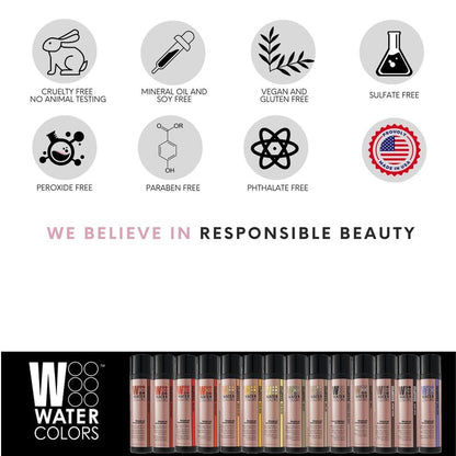Watercolors Color Depositing Shampoo Cocoa – 8.5 oz | 3-in-1 Color Refresh, Cleanse & Condition
