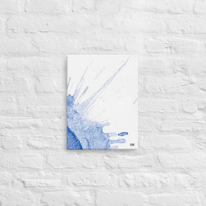 Watercolour Blue Splash - Canvas Print