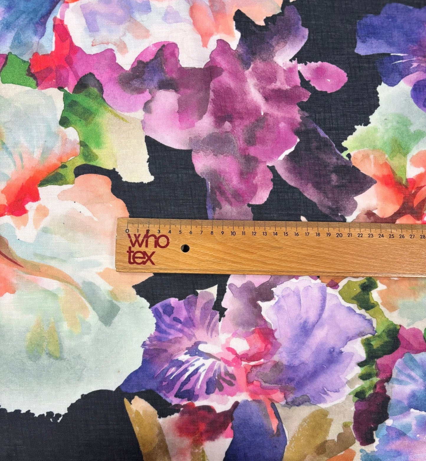 Watercolor Floral Fabric by Metre