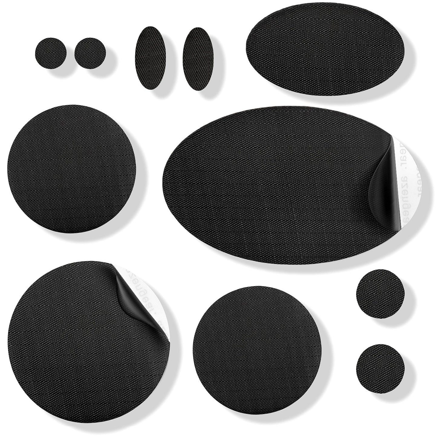 Repair Patches (30+ Colours) for Puffer Jackets, Tents, Upholstery - Stick On, Waterproof, Tear-Cold-Heat-Resistant
