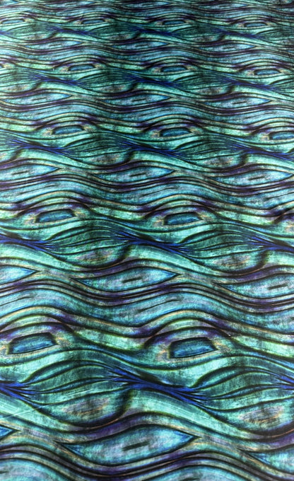 Wave Pattern Fabric By Metre