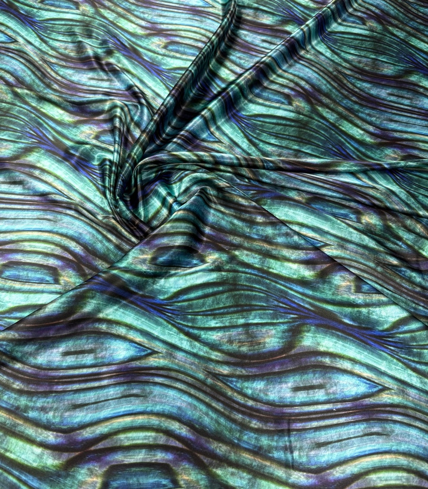 Wave Pattern Fabric By Metre