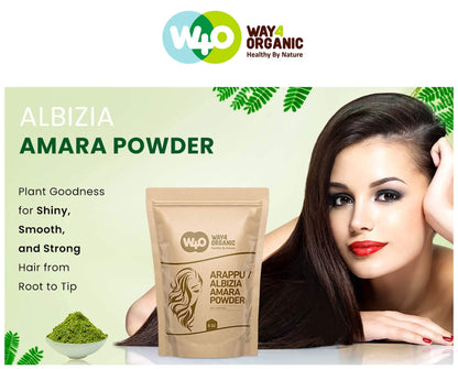WAY 4 ORGANIC W4O Arappu Powder 8 Oz – Natural Hair Care & Scalp Support