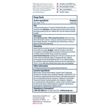 WearSPF 30 Mineral Sunscreen Lotion – Sweat & Water-Resistant SPF 30 (3-Pack)