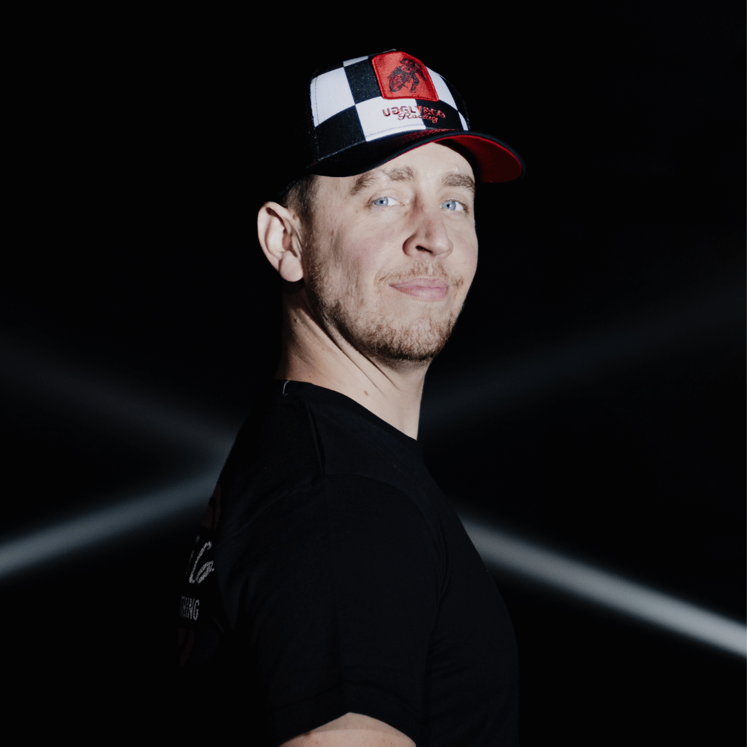 Chequered Flattrack Cap