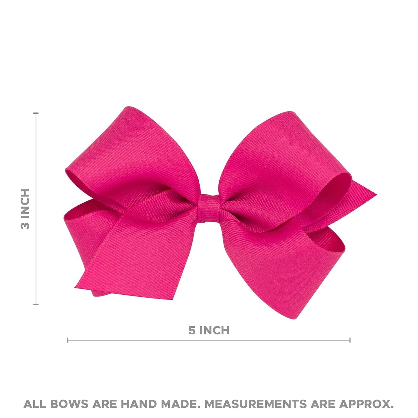Wee Ones Girls' Confetti Sequin Grosgrain Hair Bow – Medium