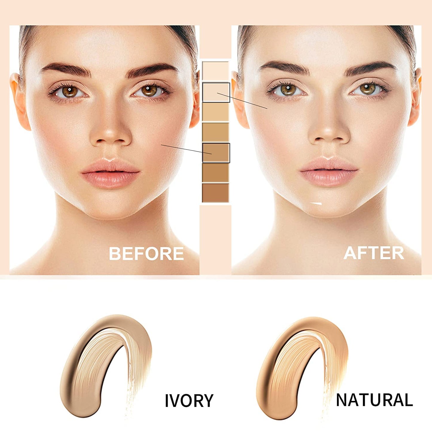 weispo Skin Tone Adjusting CC Cream SPF 50 (2pc) – Natural & Ivory Shades