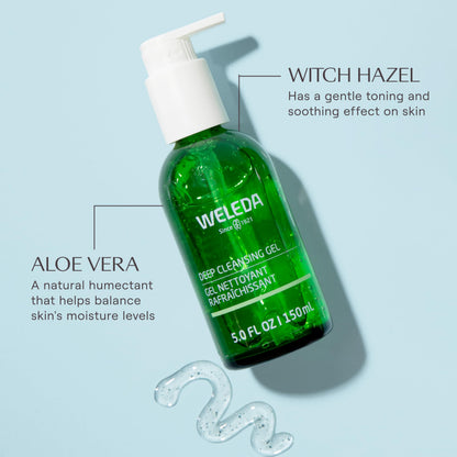 Weleda Deep Cleansing Gel – Purifying, Hydrating Facial Cleanser for Fresh, Balanced Skin