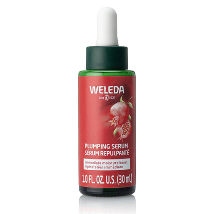 Weleda Face Care Plumping Serum – Plant Rich Serum with Pomegranate & Maca
