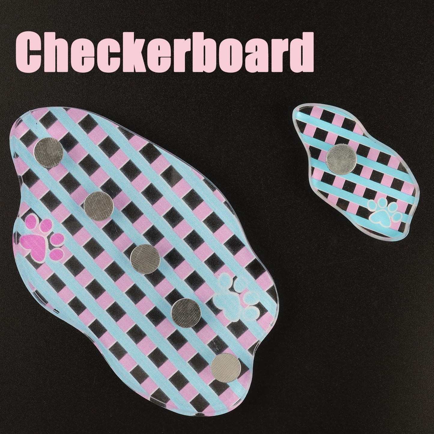 Wellquinn Nail Stand for Press On Nails – Checkerboard Magnetic Display