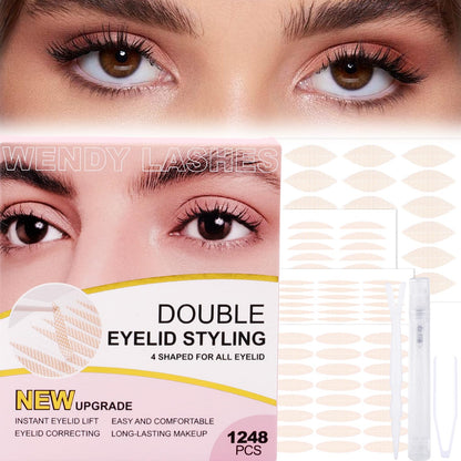 Wendy Lashes 1248-Pcs Invisible Double Eyelid Tapes – Waterproof Lifter Strips