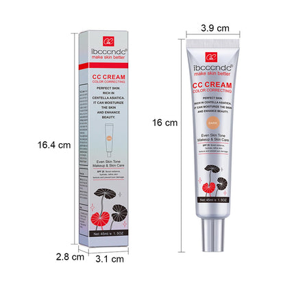 WFWJ Color Correcting CC Cream SPF25 – Light Full-Coverage Foundation with Hydrating Serum (45 ml)