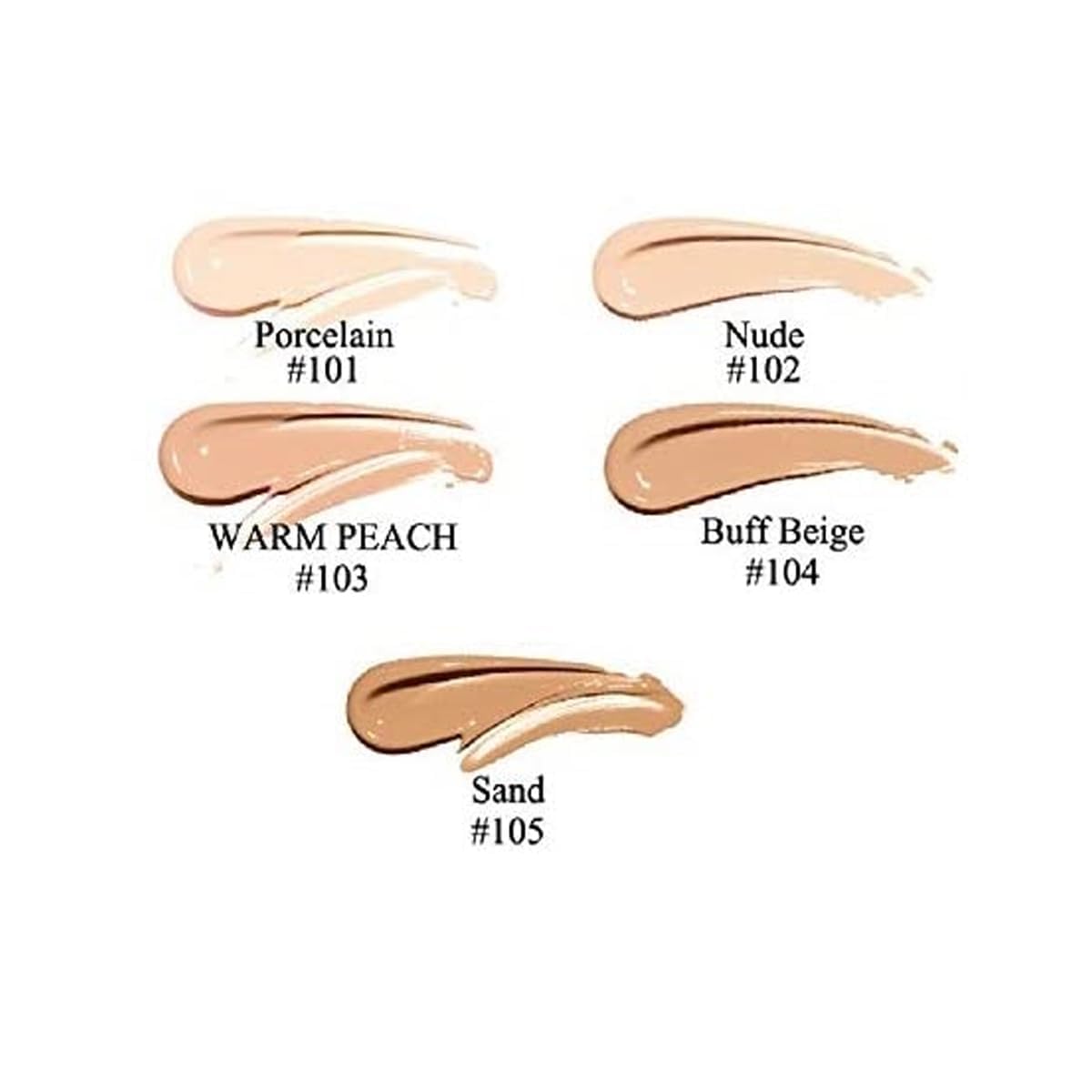 PHOERA Foundation 103 Warm Peach – WFWJ Flawless Soft Matte Liquid Makeup (Full Coverage, 24HR Oil Control)