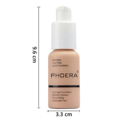 WFWJ PHOERA Foundation 105 Sand – Full Coverage, Oil-Control Foundation