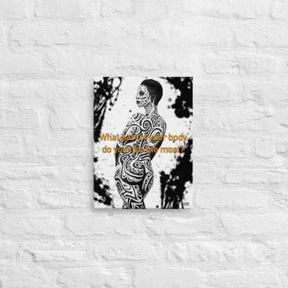 What Part of Your Body Do You Like The Most - Canvas Print