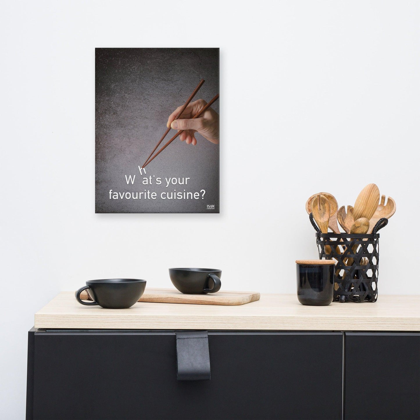 What's Your Favourite Cuisine - Canvas Print