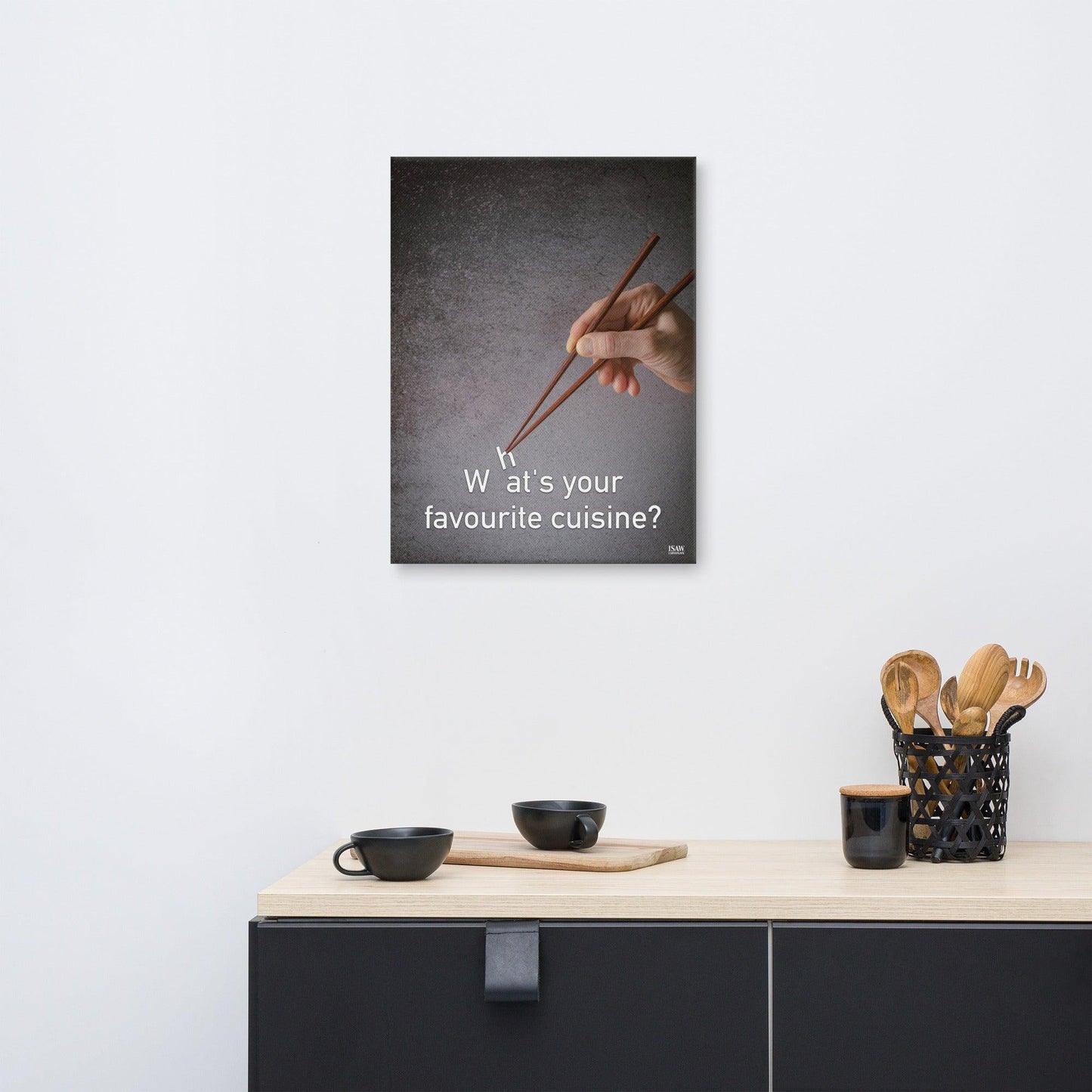 What's Your Favourite Cuisine - Canvas Print