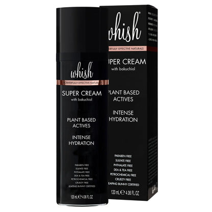 Whish Super Cream with Bakuchiol, 4 oz – Hydrating Daily Cream