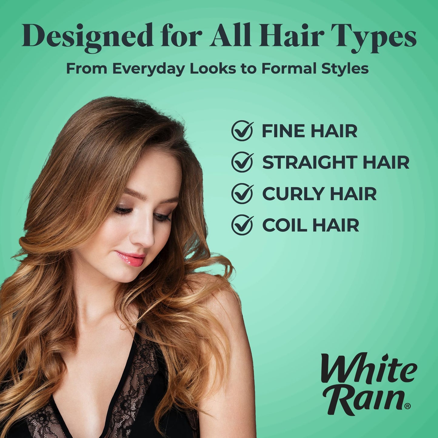White Rain Hairspray Extra Hold Unscented – 2 x 7 oz, Non-Aerosol, Humidity Protection