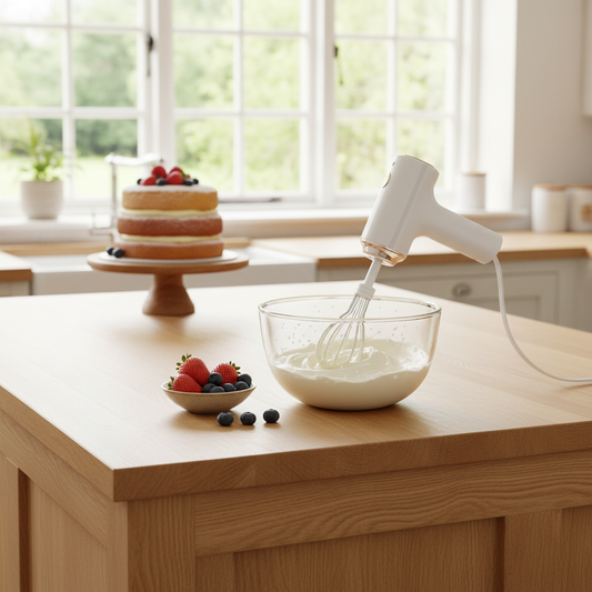 Wireless Egg Beater Mixer Cordless 3 Speed Rechargeable Hand Mixer