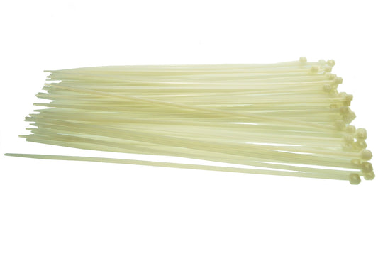 100 Cable Ties (4.8mm x 450mm) Neutral