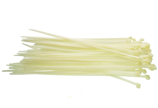 100 Cable Ties (4.8mm x 450mm) Neutral