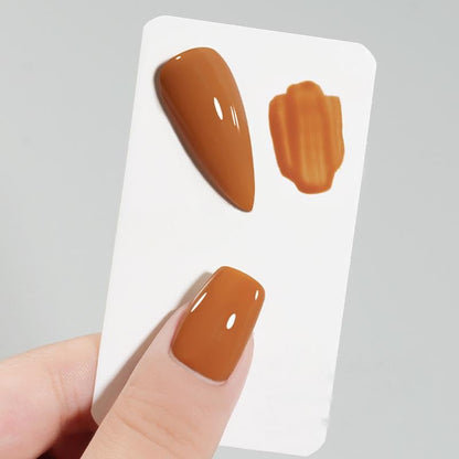 WHsHeria Gel Nail Polish Set – 6 Colors 15ML | Coffee Brown to Nude Pink | UV/LED Soak Off