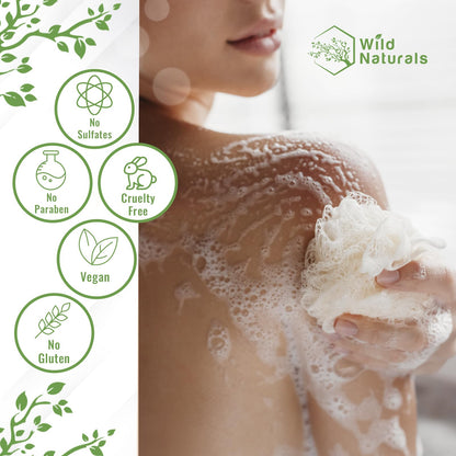 Wild Naturals Manuka Honey Body Wash – Organic, Sulfate-Free (UMF 12+), for Eczema & Psoriasis