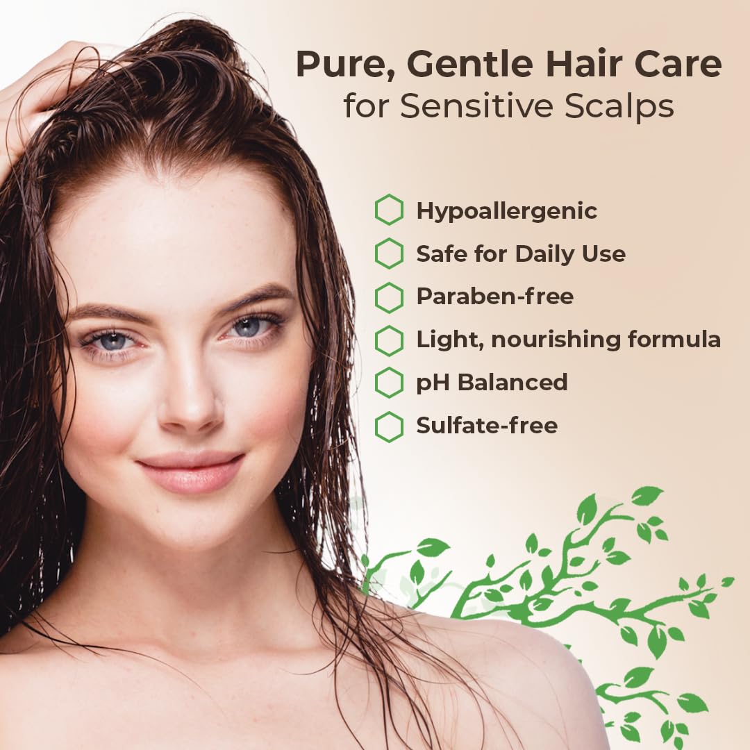 Wild Naturals Eczema & Psoriasis Shampoo Set for Dry, Itchy Scalp | Dandruff & Seborrheic Dermatitis Care