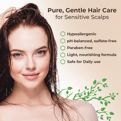 Wild Naturals Eczema & Psoriasis Treatment Shampoo – Hypoallergenic & Fragrance-Free