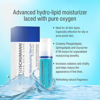 Wilma Schumann Oxygen Moisturizing Serum – Hydrating Face Serum, 1 oz