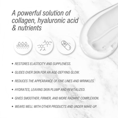 WILMA SCHUMANN Collagen Hydrating Serum – Lightweight Face Serum with Hyaluronic Acid, 8 oz