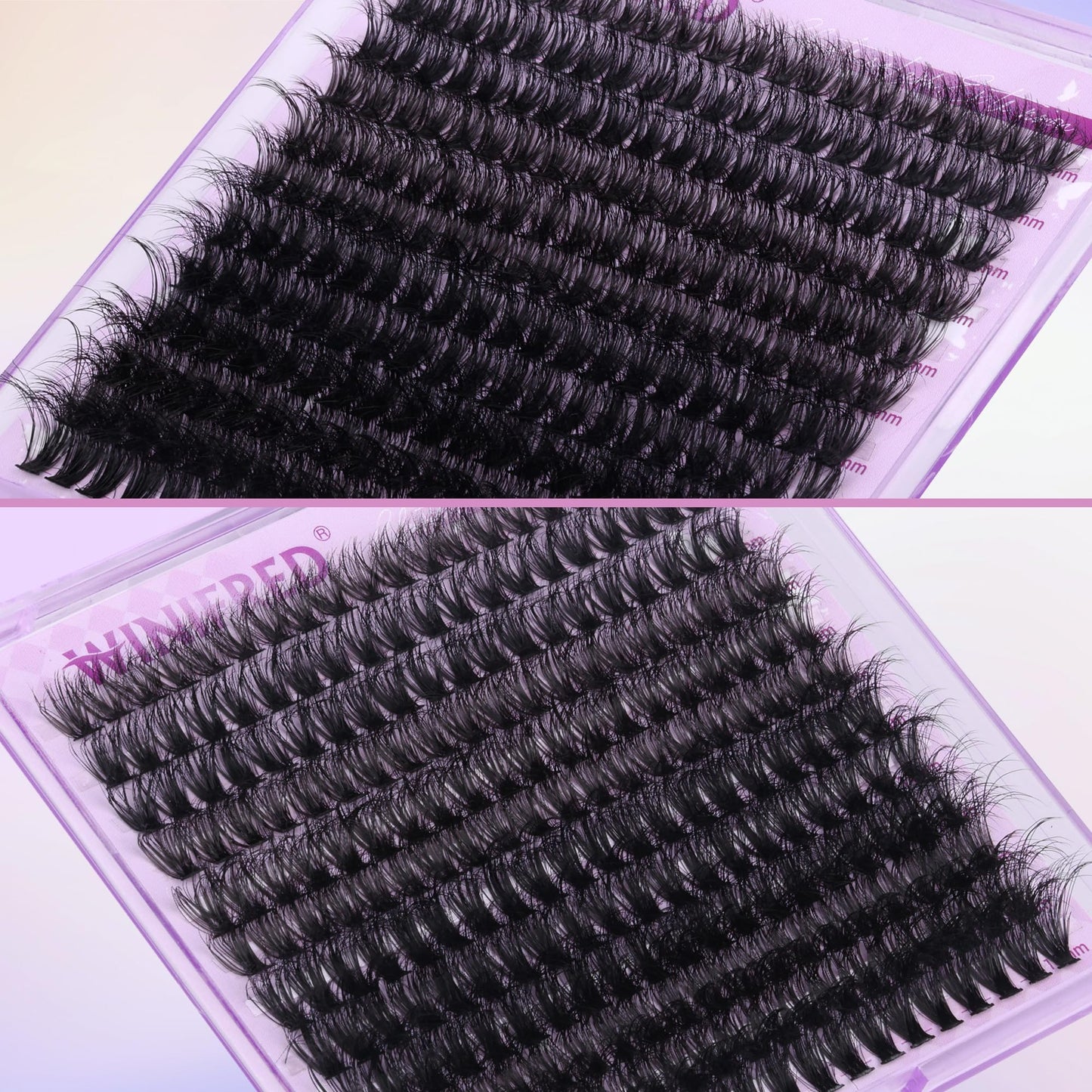 Winifred Lash Extension Kit – 50D Clusters 10–16mm with Bond & Seal