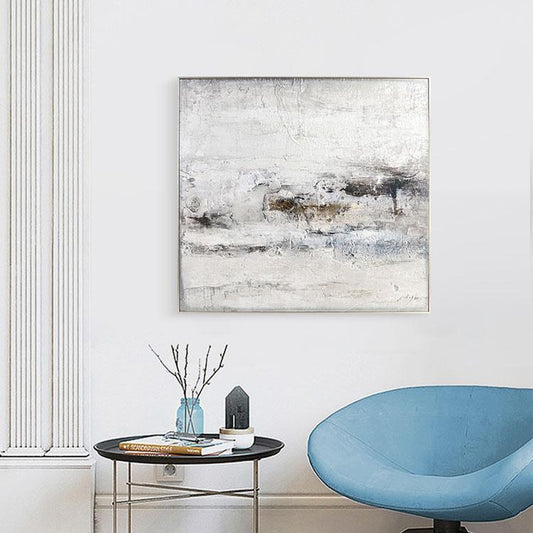 Winter Framed Wall Art Oil Painting 122*122cm