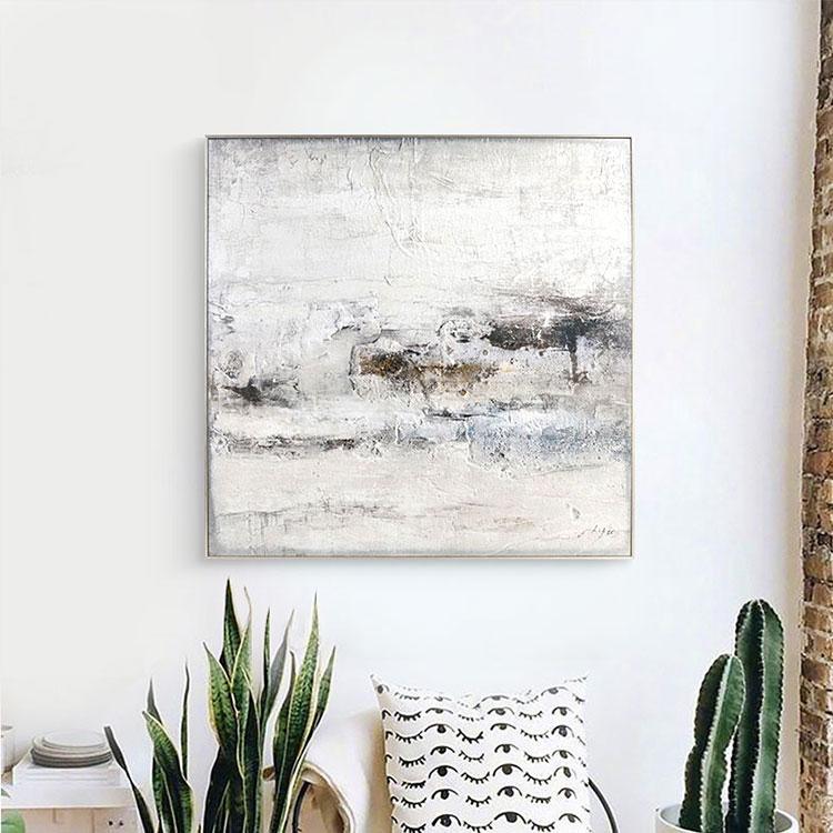 Winter Framed Wall Art Oil Painting 122*122cm