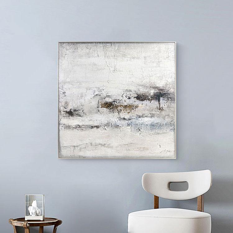 Winter Framed Wall Art Oil Painting 122*122cm