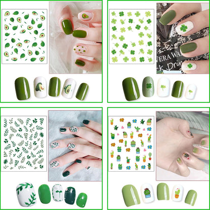 Winthrop 24 Sheets Nail Stickers – 3D Nail Art for Women & Kids