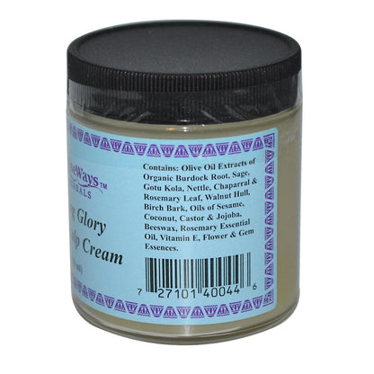 Wise Ways Herbals Crowning Glory Hair Cream - 4 oz | Natural Hair Moisturizer