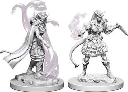 WizKids Nolzur’s Female Tiefling Warlock Miniatures – Primed & Ready to Paint