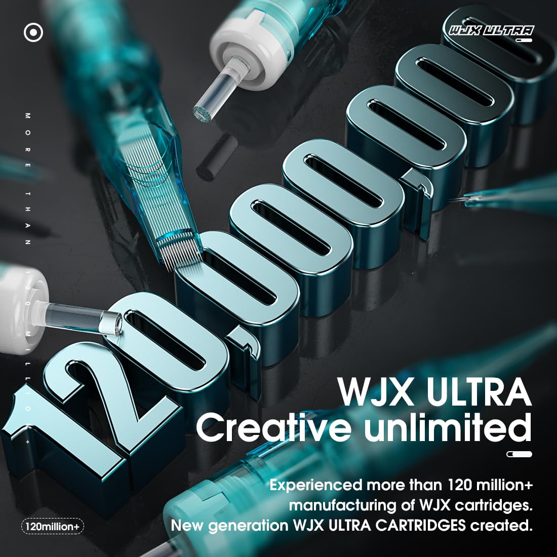 WJX Wjx Ultra 1209M Tattoo Cartridge Needles | 20Pcs Disposable Magnum Size for Rotary & Pen Machines