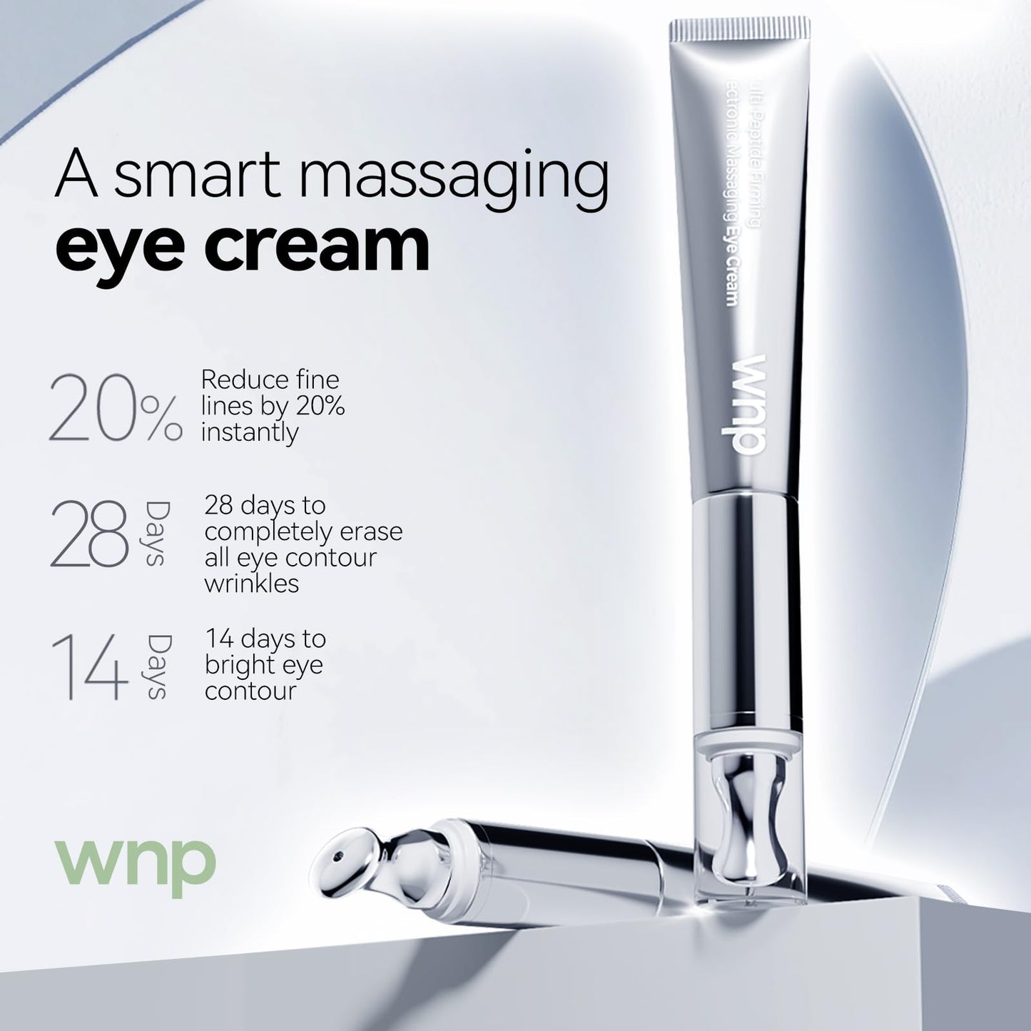 WNP Eye Cream | Multi-Peptide Firming Eye Tightener for Puffiness & Dark Circles