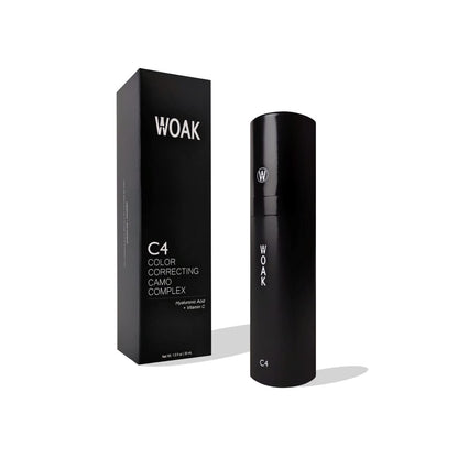 WOAK C4 Men’s Tinted Moisturizer – Color Correcting Hybrid Skincare (Tan)