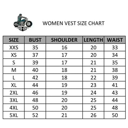 Women’s Belted Leather Motorcycle Vest