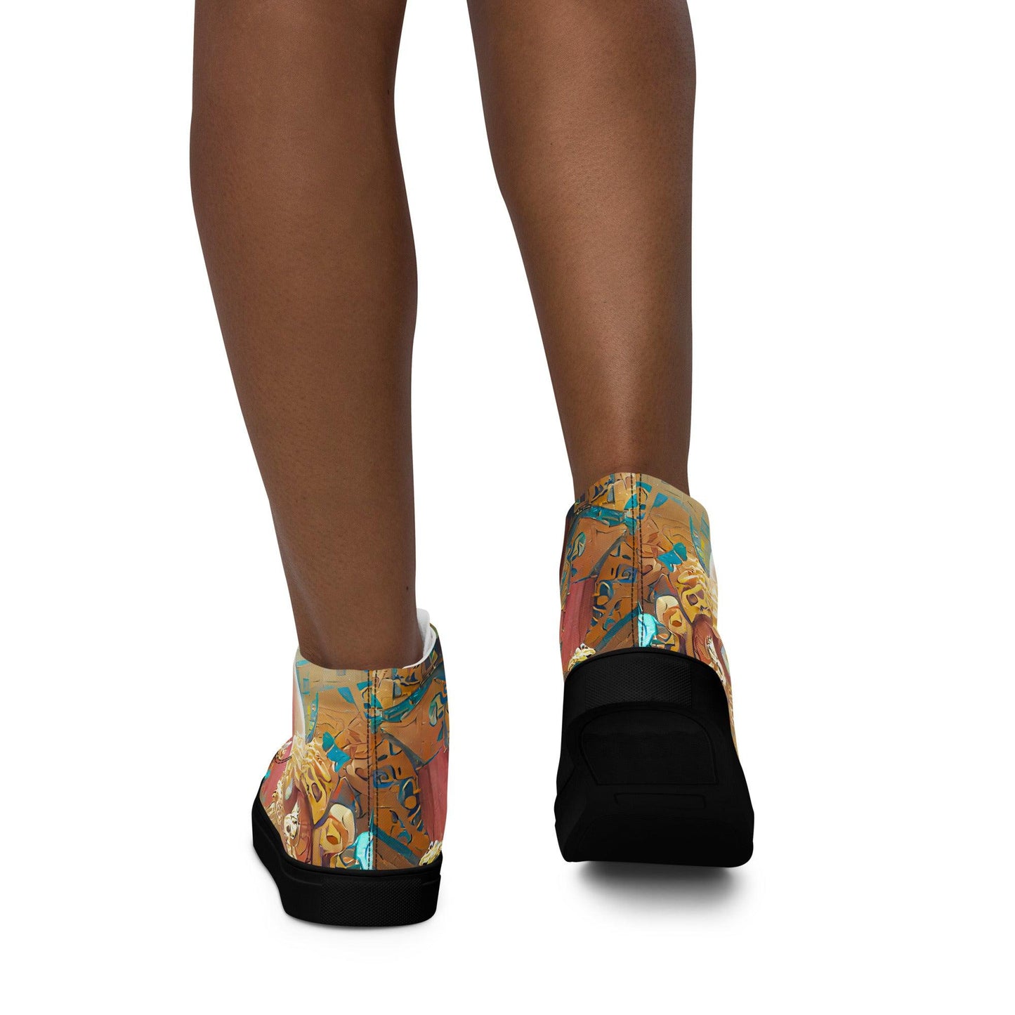 Huángdì - Womens High-Top Canvas Shoes
