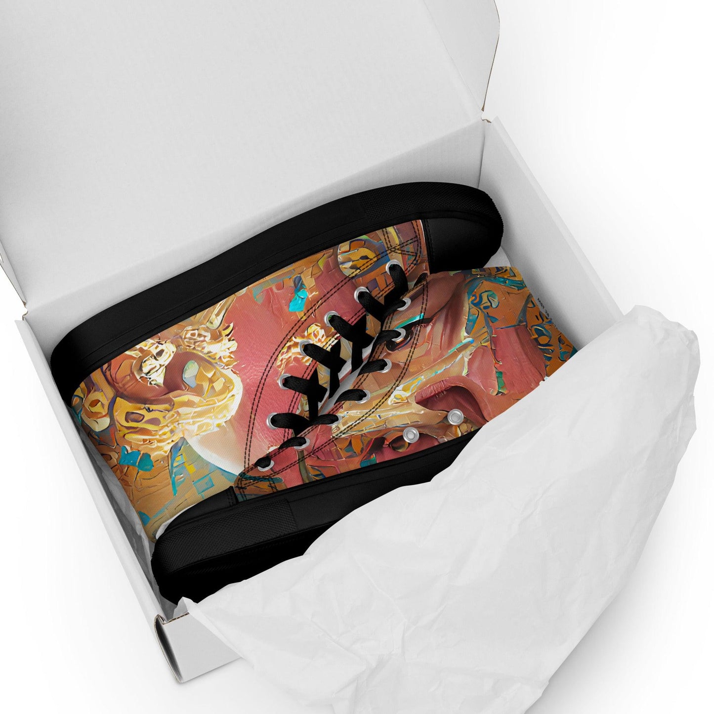 Huángdì - Womens High-Top Canvas Shoes